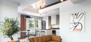 Plan 3d d'un logement du LE 2015 – Condos Locatifs